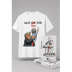 Zestaw koszulka Trump WAR oraz książka sPiSek