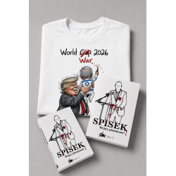 Zestaw koszulka Trump WAR oraz książka sPiSek