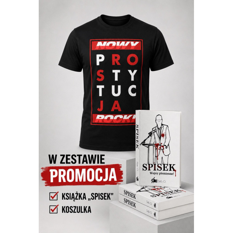 kopia Zestaw koszulka ProStyTucja oraz książka sPiSek